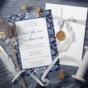 Invitation Fleurs sauvages de l'Indigo Blue Meadow