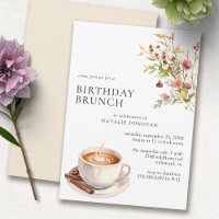 Fleurs sauvages du café | Brunch d'anniversaire fl