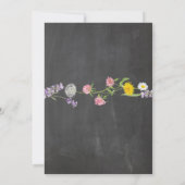 Invitation Fleurs sauvages Engagement Partie Chalk Douche Inv (Dos)