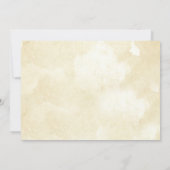 Invitation fleurs sauvages et lampes à cordes douche de nage (Dos)