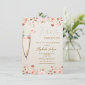 Invitation Fleurs sauvages et Prosecco (Debout devant)