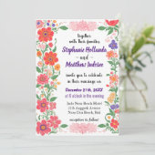 Invitation Fleurs sauvages Liberté Whimsy Amour non conventio (Debout devant)