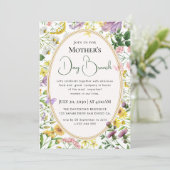 Invitation Fleurs sauvages lumineuses boho chic modernes (Debout devant)