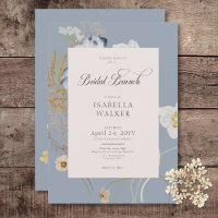 Fleurs sauvages rustiques sur Dusty Blue Bridal Br