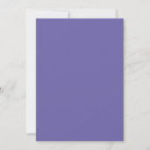 Invitation Fleurs Sauvages Vibrantes Mariage Moderne (Dos)