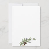 Invitation Fleurs séchées Wreath (Dos)