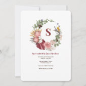 Invitation Fleurs séchées Wreath (Devant)