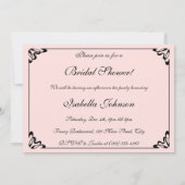 Invitation Fleurs sur un rebord par Ottesen, Fête de douche d (Dos)