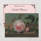 Invitation Fleurs sur un rebord par Ottesen, Fête de douche d (Devant / Derrière)