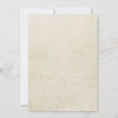 Invitation Fleurs tropicales et douche à deux étoiles de mer (Dos)