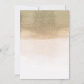 Invitation Fleurs tropicales et Fête des mariées de feuille d (Dos)