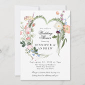 Invitation Fleurs vertes sauvages | WEDDING SHOWER FLEUR SAUV (Devant)