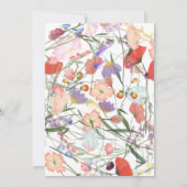 Invitation Fleurs vertes sauvages | WEDDING SHOWER FLEUR SAUV (Dos)