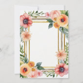 invitation - fleurs vintage (Devant)