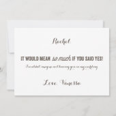 Invitation Fleurs Vintage | Fille aux Fleurs (Dos)