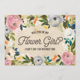 Invitation Fleurs Vintage   Fille des Fleurs