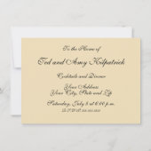 Invitation Fleurs vintages de cerises Fleurs japonaises asiat (Dos)