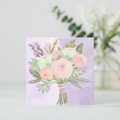 Invitation Fleurs Violettes (Debout devant)