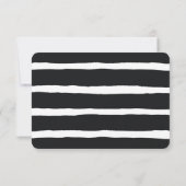 Invitation Fleurs violettes merci. Note de mariage florale (Dos)