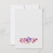 Invitation Fleurs vives Golden Greenery Fête des mariées Invi (Dos)