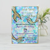 Invitation Flic Flac Fête d'anniversaire de la Sirène Bashing (Debout devant)