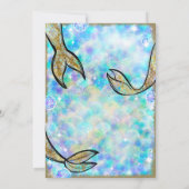 Invitation Flic Flac Fête d'anniversaire de la Sirène Bashing (Dos)