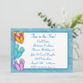 Invitation Flip-Flops (Debout devant)