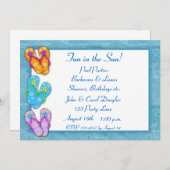 Invitation Flip-Flops (Devant / Derrière)