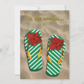 Invitation Flip Flops de la fête de Noël (Devant)