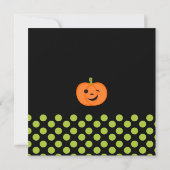 Invitation Flirter Citrouilles (Dos)