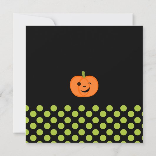 Invitation Flirter Citrouilles (Dos)