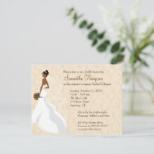 Invitation Flirter Fête de l'mariée Champagne (Debout devant)