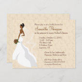 Invitation Flirter Fête de l'mariée Champagne (Devant / Derrière)