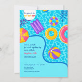 Invitation Floats de la piscine (Devant)