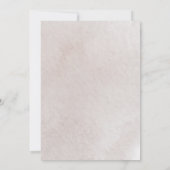 Invitation Flocon de neige d'hiver Argent Baiser Brunch Et Bu (Dos)