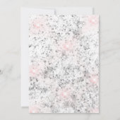 Invitation Flocon de neige pour une fête au Pays d (Dos)