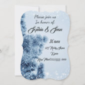 Invitation Flocon D'hiver Personnaliser Destin Destin'S (Devant)