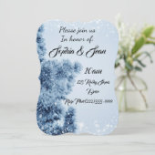 Invitation Flocon D'hiver Personnaliser Destin Destin'S (Debout devant)