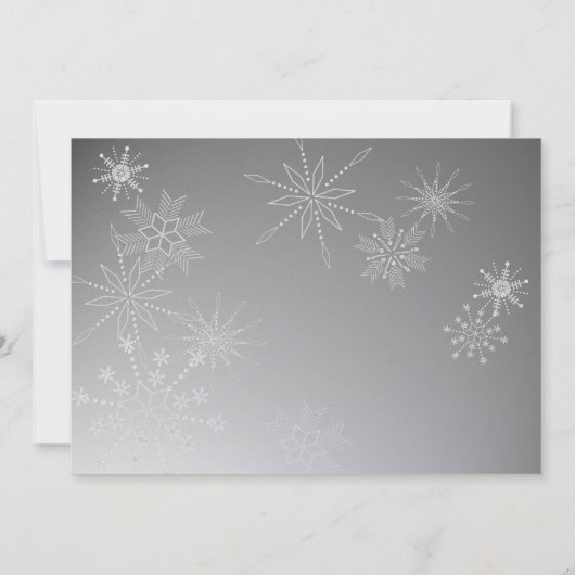 Invitation Flocons de Gems/ Mariage (Dos)