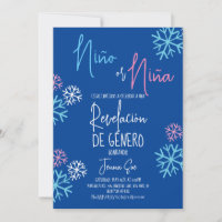 Flocons de neige espagnols Rose Bleu Révélation du