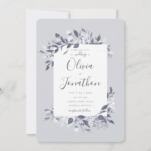 Invitation Flora Automne (Devant)