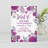 Invitation Flora enregistrer l'invitation de date (Debout devant)