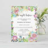 Invitation Flora la nuit avant le dîner de répétition invitat (Debout devant)