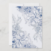 Invitation Flora Something Blue Before I DO Bridal Shower (Dos)