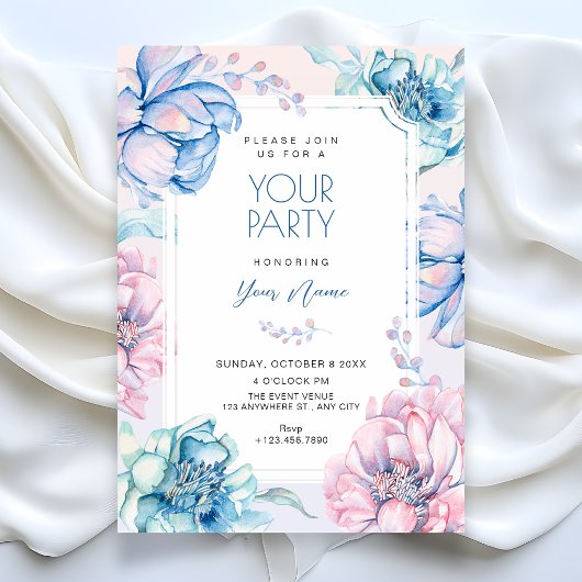 Invitation Floraison