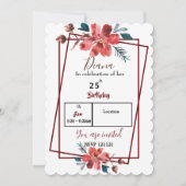 Invitation Floral (Devant)