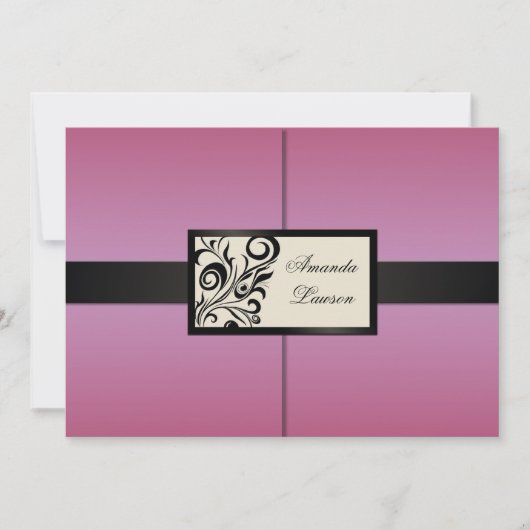 Invitation Floral (Devant)