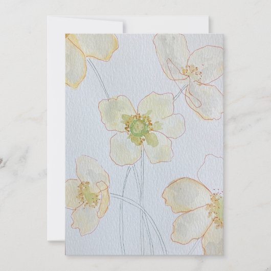 Invitation floral (Devant)