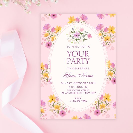 Invitation Floral