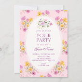 Invitation Floral (Devant)